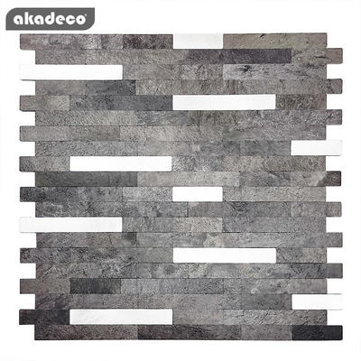 akadeco 3d wall sticker new arrival suitable for bathroom decoration metal mosaic and easy tile 