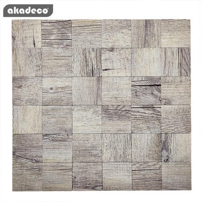 akadeco  2020 new design self adhesive film metal mosaic and easy tile oil-proof wall sticker for kitchen  