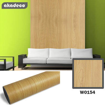 Self Adhesive Films  for wall decor furniture decor water-proof moisture-proof  PVC Wood Grain high quality
