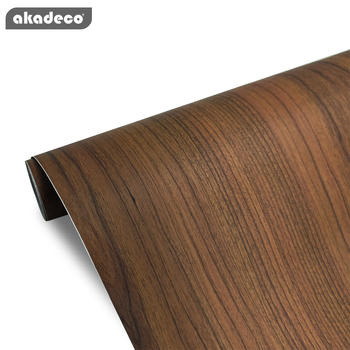 akadeco PVC Material Furniture Decoration Foil Wood grain for home decoration