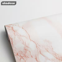 marble wall paper akadeco wallpaper kitchen countertop peel and stick wallpaper pink/white marble paper self adhesive vinyl roll for bathroom counter dining table desk furniture renovations