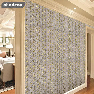 Hot selling  glitter wallpaper PVC self adhesive film fully stock blingbling sprinkle vinyl sheets with Good quality