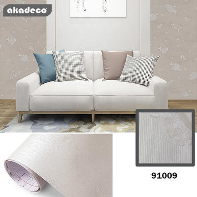 modern European non-woven wallpaper wallpaper roll peel and stick wood fabric wallpaper for bedroom living room TV background