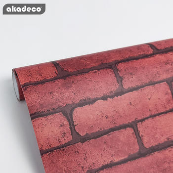 brick peel and stick wallpaper brick contact paper or wall paper  self adhesive wallpaper  easily removable wallpaper