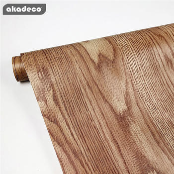 wooden contact paper  water-proof PVC wallpaper for wall decor furniture decor 2002