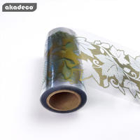 akadeco border stick 10cm*10m*0.05mm water proof moisture proof  maple leaf pattern B6002A
