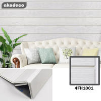 akadeco XPE 3D wall stick gray & white color anti-collision anti-noise suitable for children room decoration