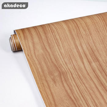 PVC wood wallpaper for furniture décor use for all life classic nature wood color 2039