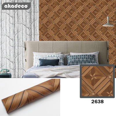 PVC wood stickers for furniture décor use for all life