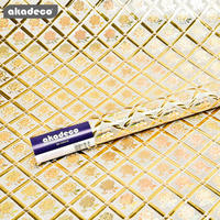 akadeco pvc glitter wall paper bright color for home renewable G027A