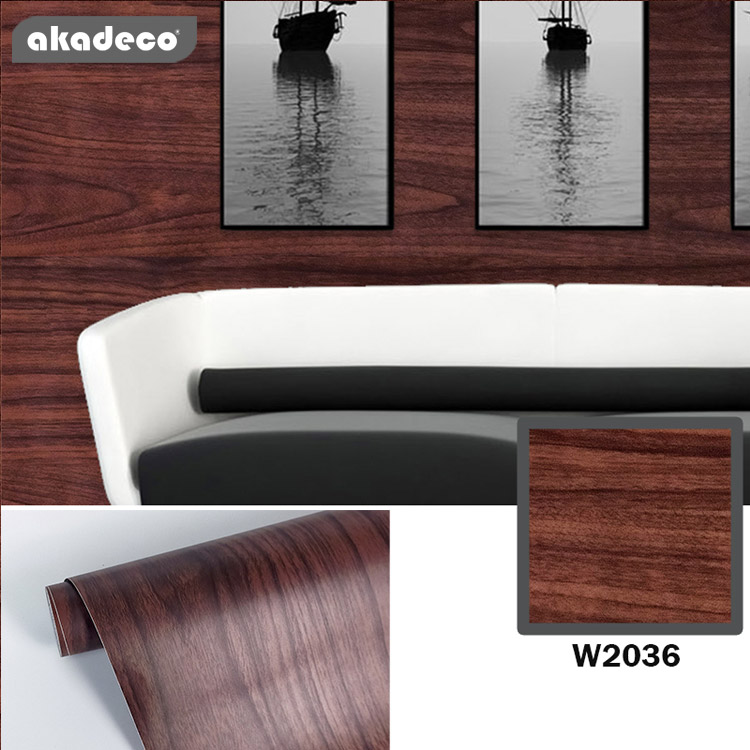 PVC self adhesive film wall sticker for wall furniture decir moisture-proof
