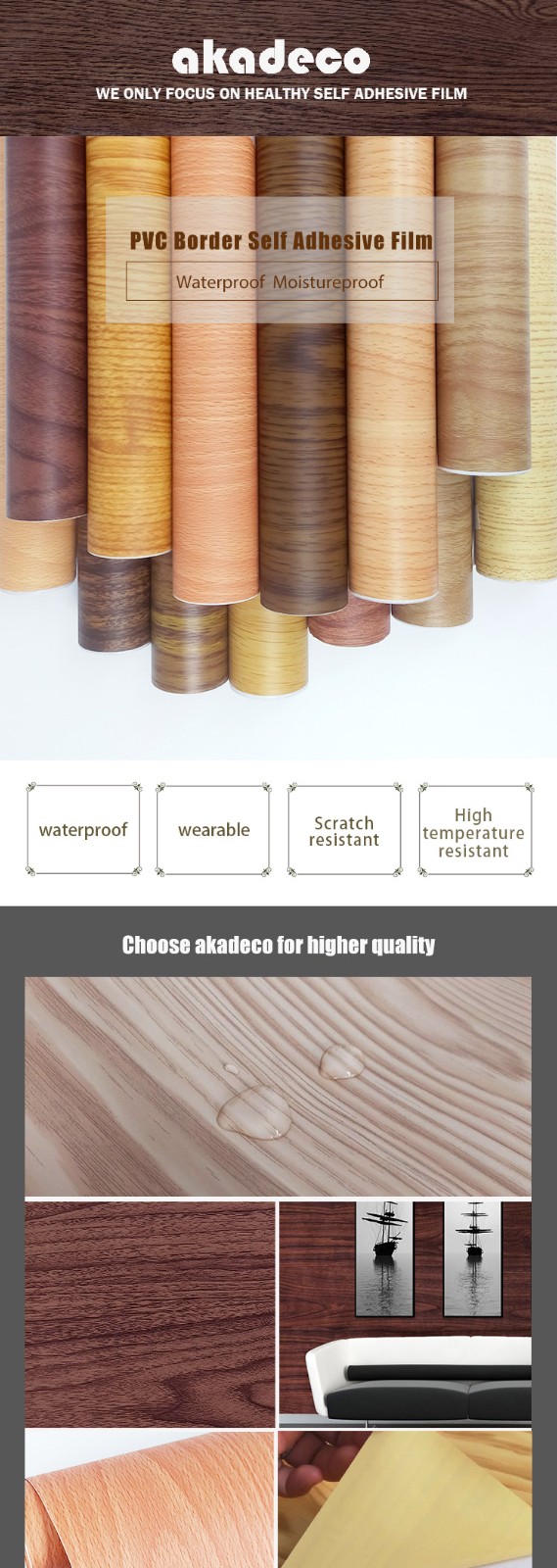 SUNYE contact paper wood grain manufacturer bulk buy-4