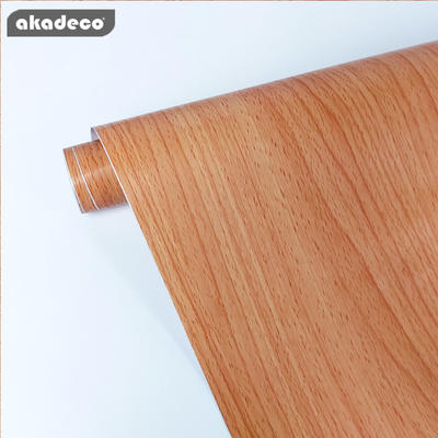 wood wall stickers self adhesive removable wall paper for home decoration anti-scrap