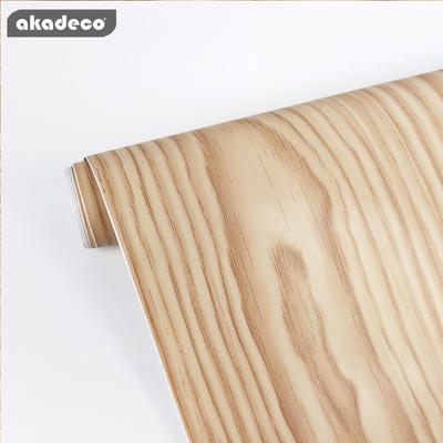 faux wood wall stickers pvc film water-proof scratch resistant