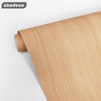 PVC wall sticker wood design wallpaper the home décor moisture W2087