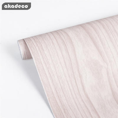 wood wallpaper peel and stick high quality waterproof clear texture for furniture covering