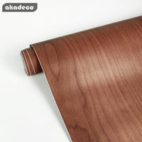 akadeco pvc film wood new design hot selling waterproof for home decoration A0014-1