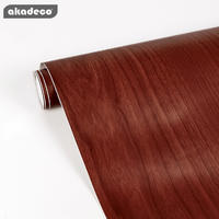 2020 new style akadeco wood grain film for furniture decoration