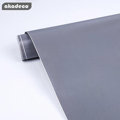 akadeco gray color self adhesive film popular home decoration 7022