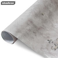 akadeco PVC wallpaper classic design water-proof moisture-proof gray color 95044