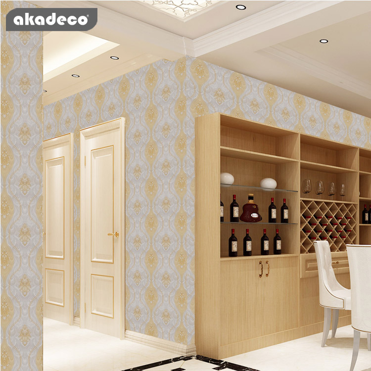 akadeco new wallpaper design classic texture for home decoration 91014