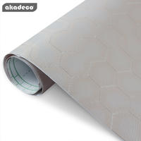 Akadeco 60cmx10m self-adhesive contact paper rolls waterproof wall covering home decoration