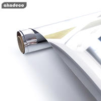 akadeco PET self adhesive mirror sticker roll
